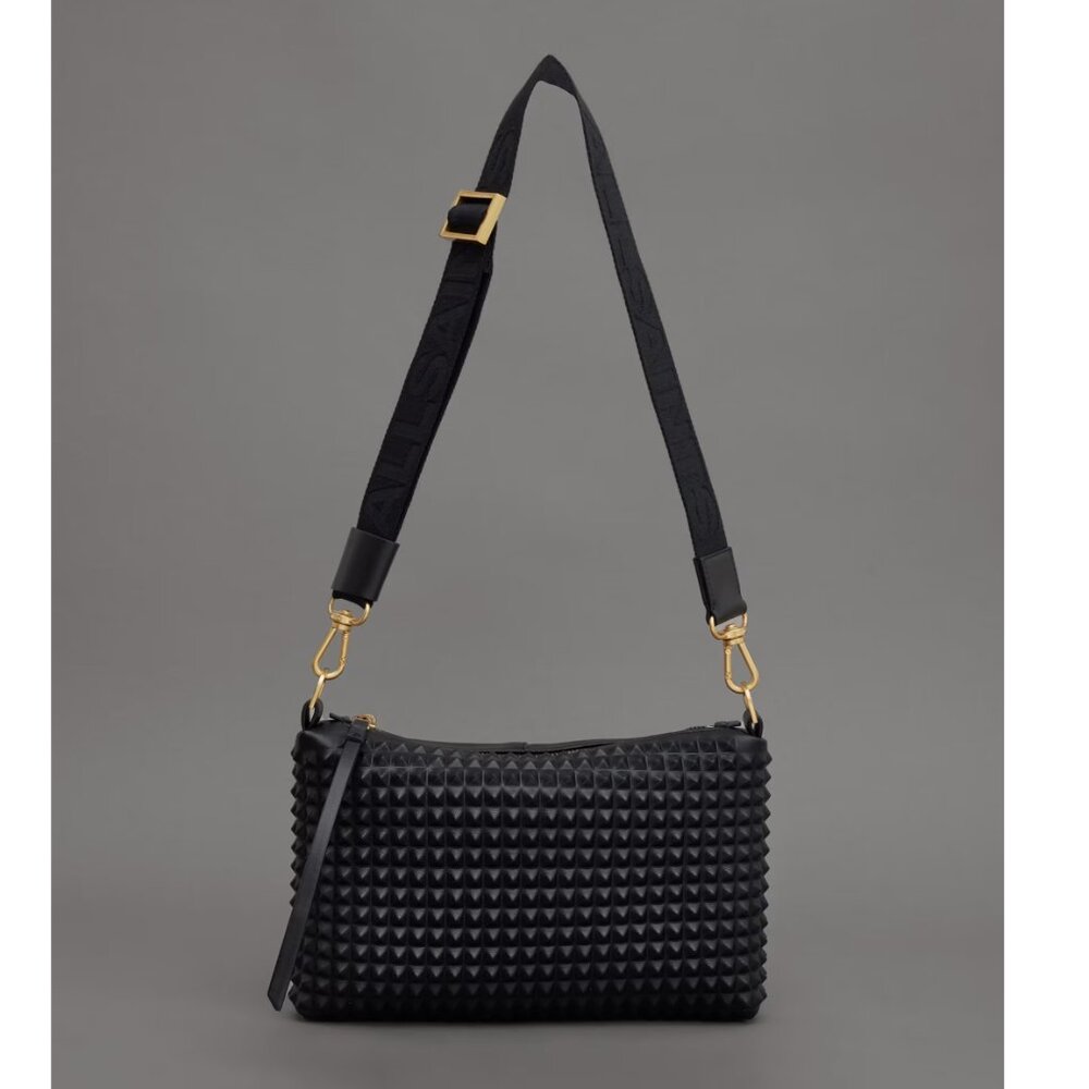 ALLSAINTS Eve Studded Leather Crossbody Bag NWT